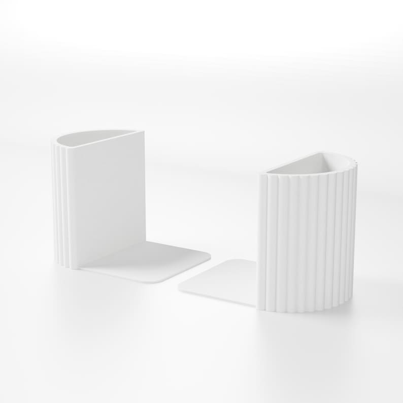 ARC Bookends Pencil Holder Desk Organizer Set of 2