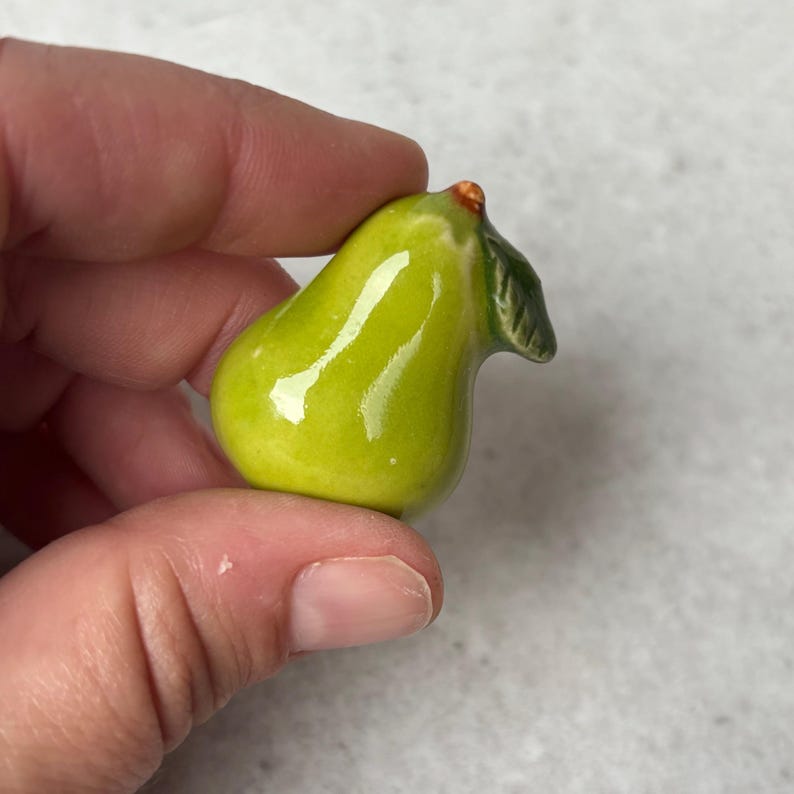 Retro Fruit and Vegetable Fridge Magnets, Ceramic Slip Casting