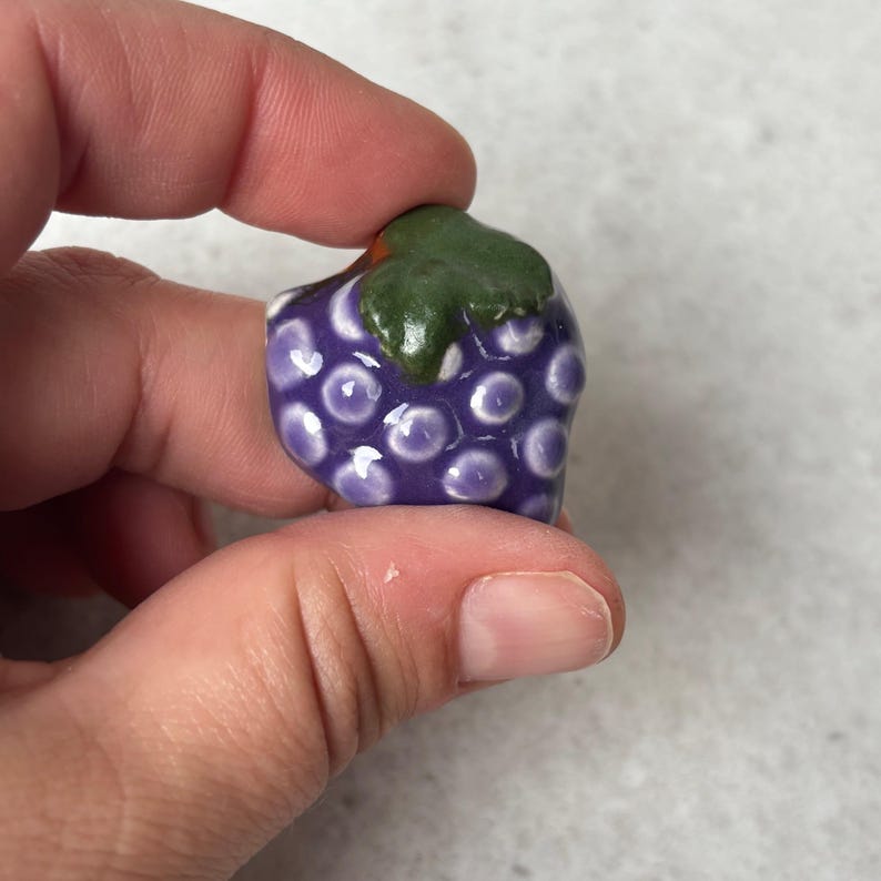 Retro Fruit and Vegetable Fridge Magnets, Ceramic Slip Casting