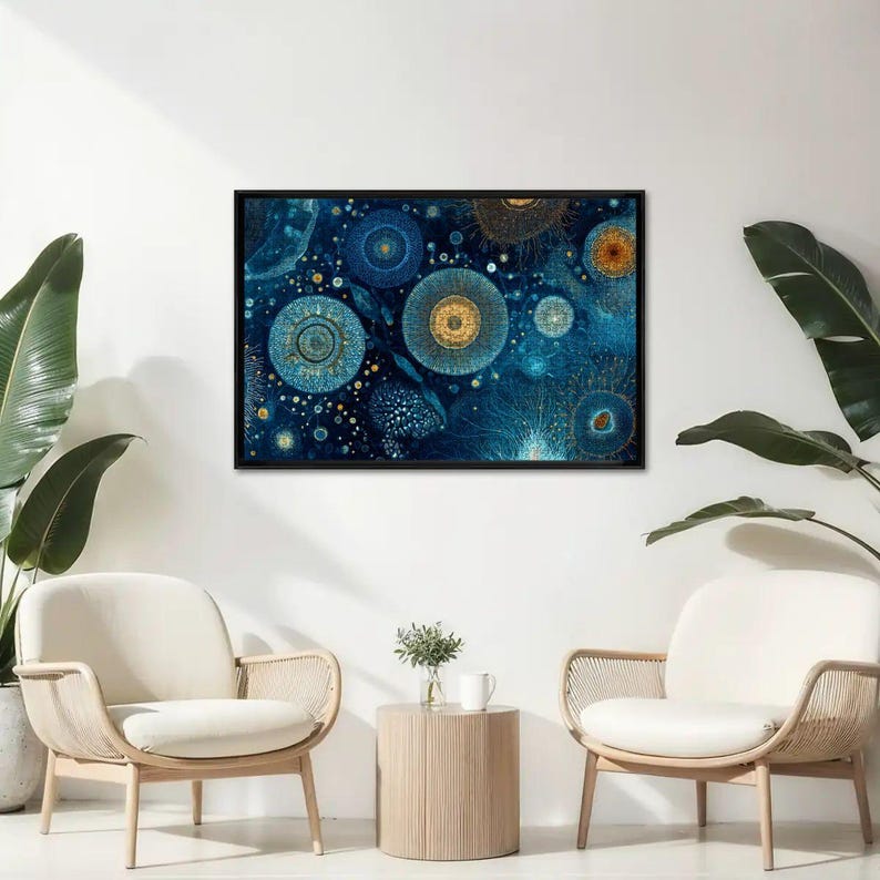 Abstract Plankton Ocean Art Puzzle 1000 Piece Wooden Jigsaw