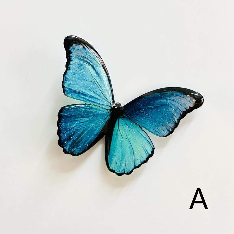 Butterfly Fridge Magnet, Resin Kitchen and Home Nature Decor
