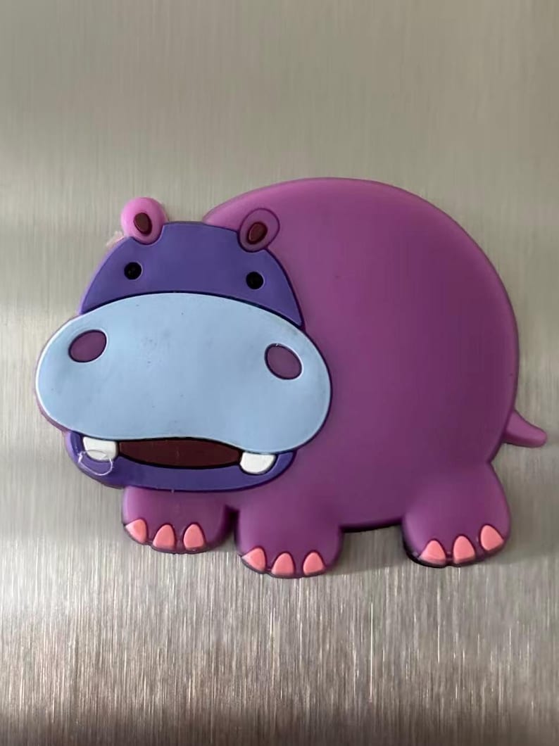 Animal Fridge Magnet Set of 10, Strong Silicone Woodland Style