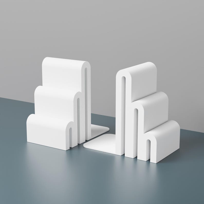 ARCH Bookends Colorful Organizer Home Office Set of 2