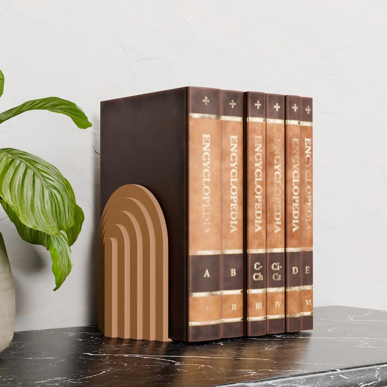 ECHO Bookends Modern Organizer Home Office Set of 2