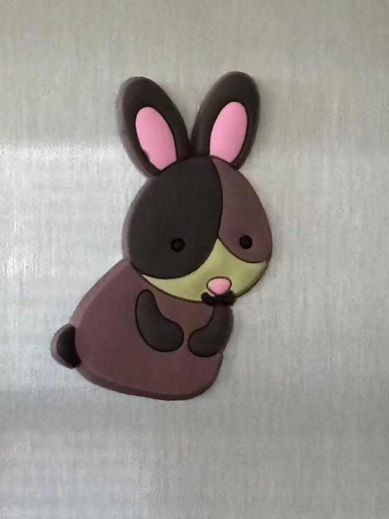 Animal Fridge Magnet Set of 10, Strong Silicone Woodland Style