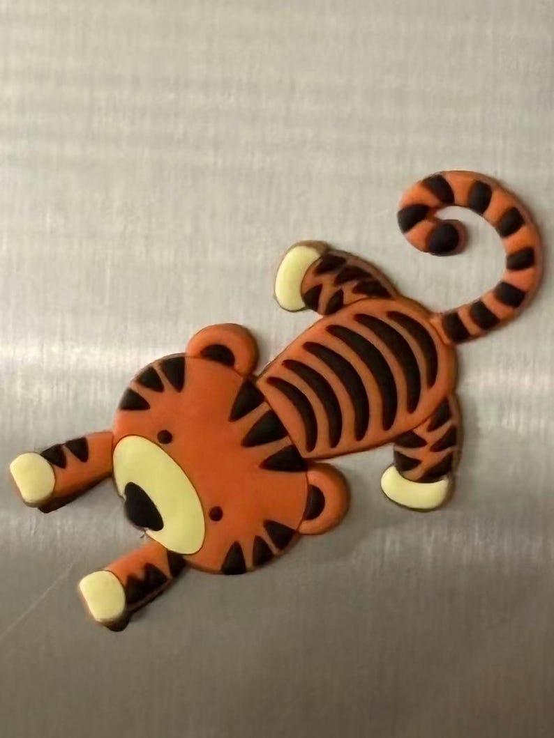 Animal Fridge Magnet Set of 10, Strong Silicone Woodland Style