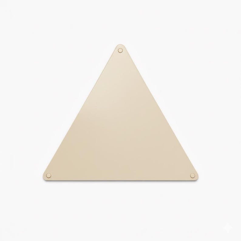 Triangle Magnet Board – Display Your Magnets & Notes in Style