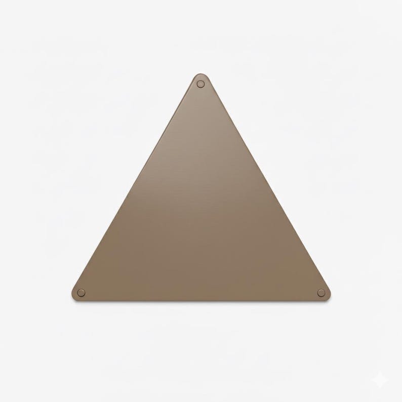 Triangle Magnet Board – Display Your Magnets & Notes in Style