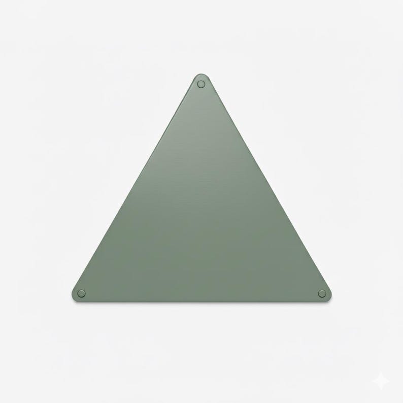 Triangle Magnet Board – Display Your Magnets & Notes in Style
