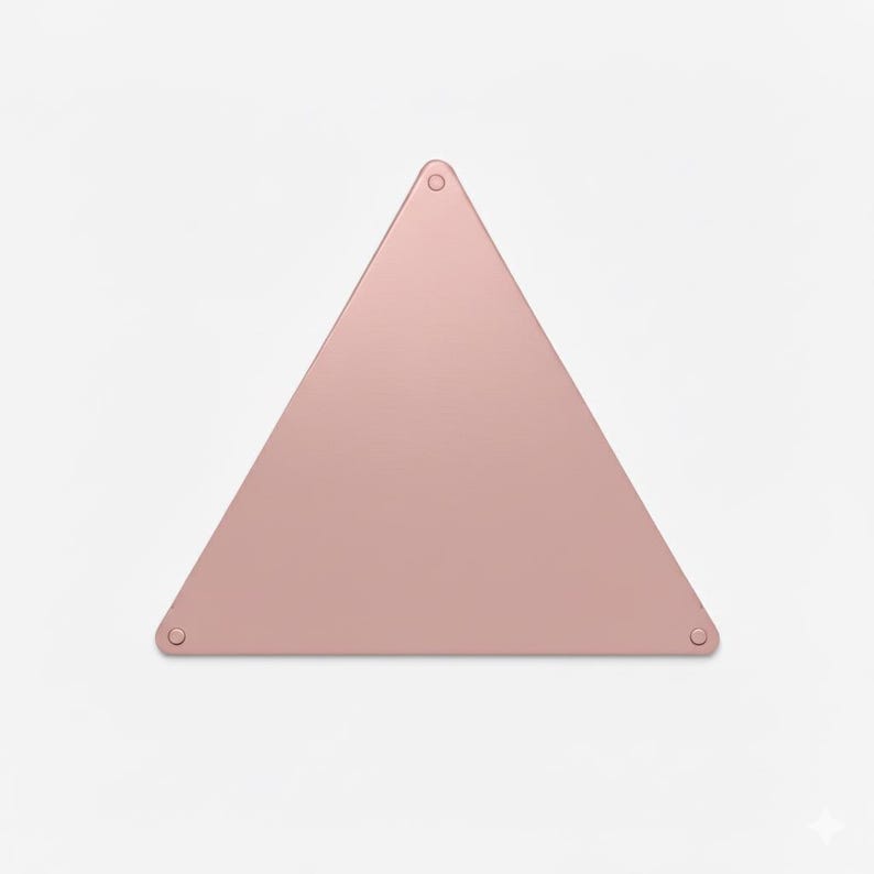 Triangle Magnet Board – Display Your Magnets & Notes in Style