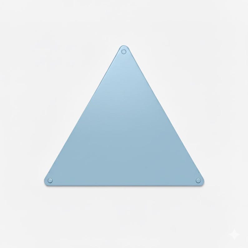 Triangle Magnet Board – Display Your Magnets & Notes in Style
