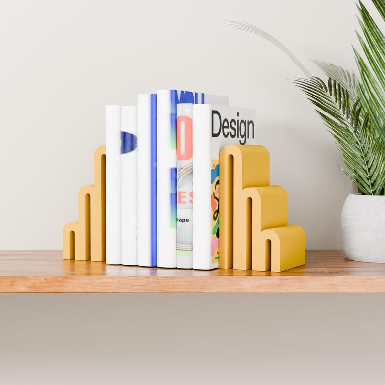 ARCH Bookends Colorful Organizer Home Office Set of 2