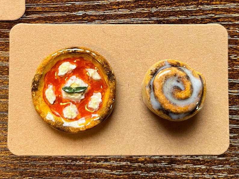 Mini Food Fridge Magnet Set