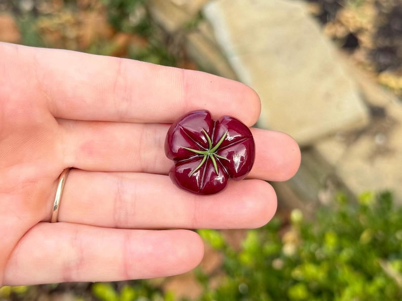 Tomato Fridge Magnet, Handmade Food Kitchen Decor