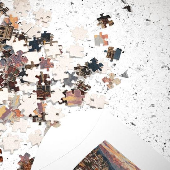 Albania City Puzzle (110, 252, 520, 1014-piece) Albanian Cityscape Mosaic Jigsaw Puzzle