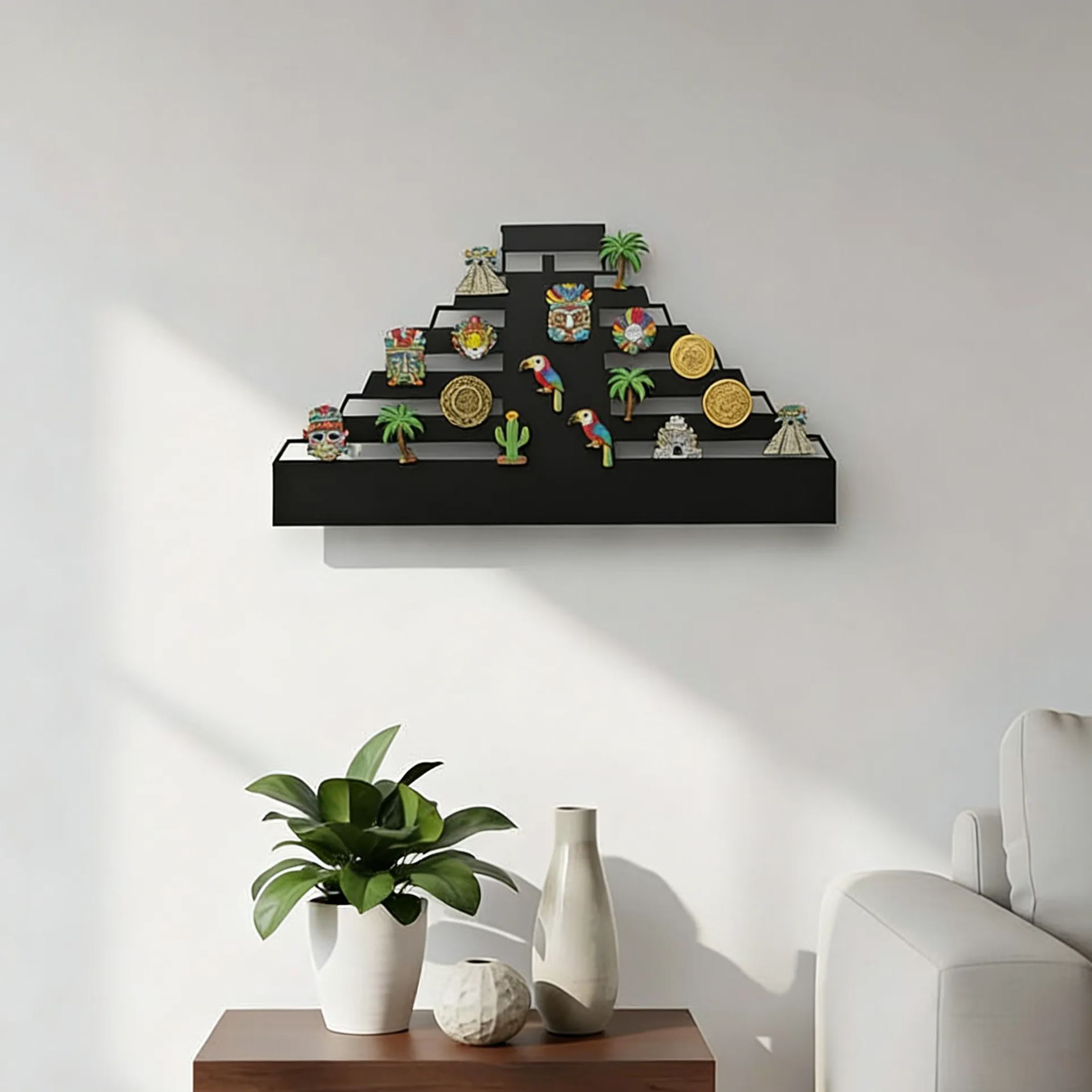 Pyramid Souvenir Magnetic Display Board