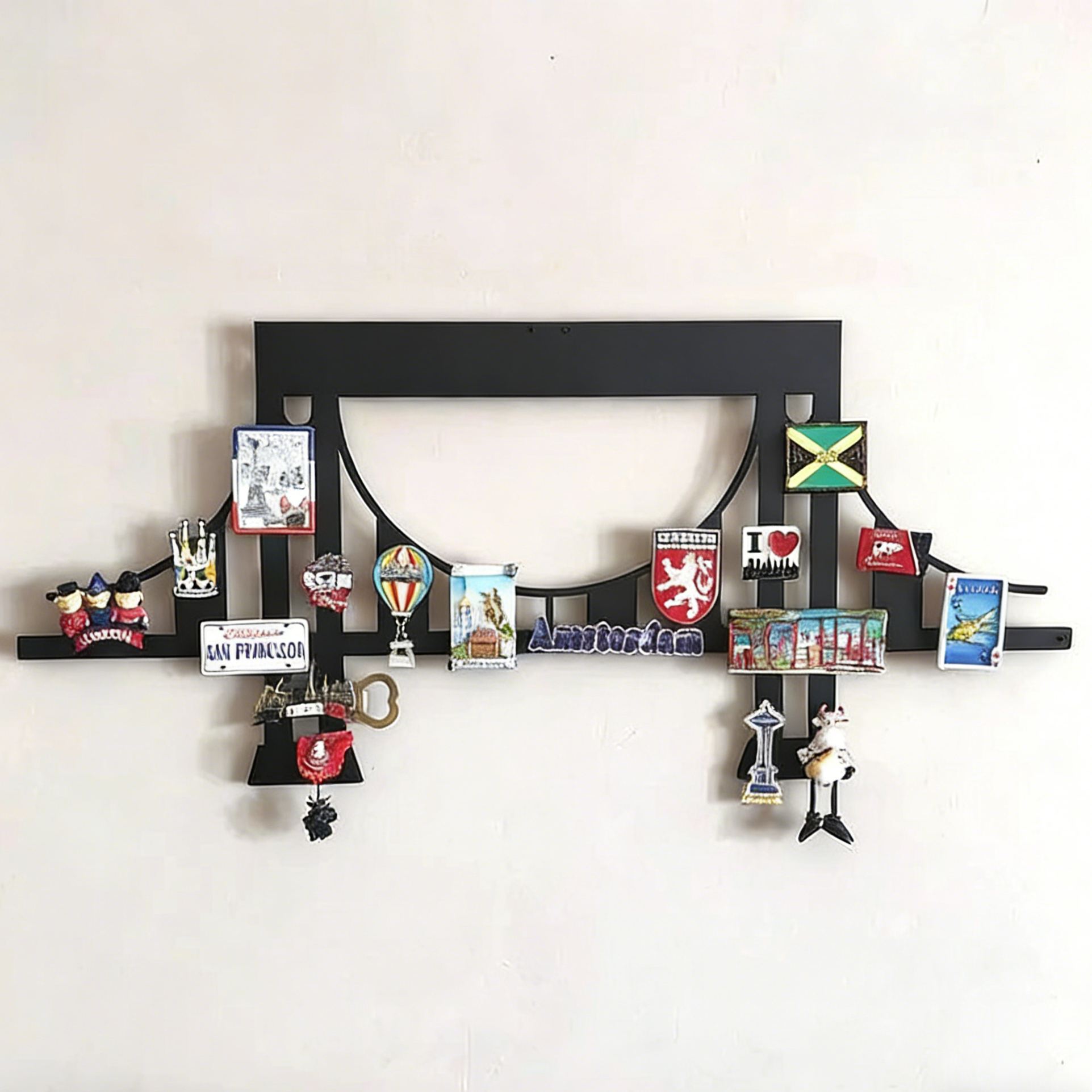 BridgeVoyage Travel Souvenir Magnetic Display Board
