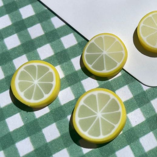 Lemon Slice Fridge Magnet or Drawing Pin, Kitchen Decor