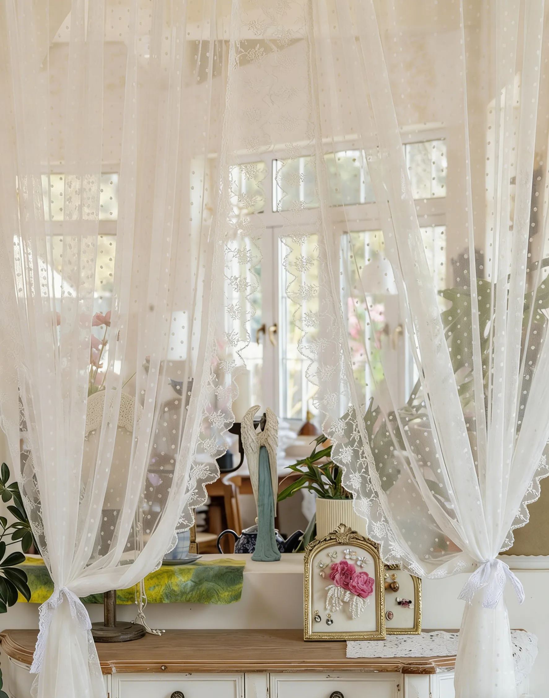 Rideaux en dentelle