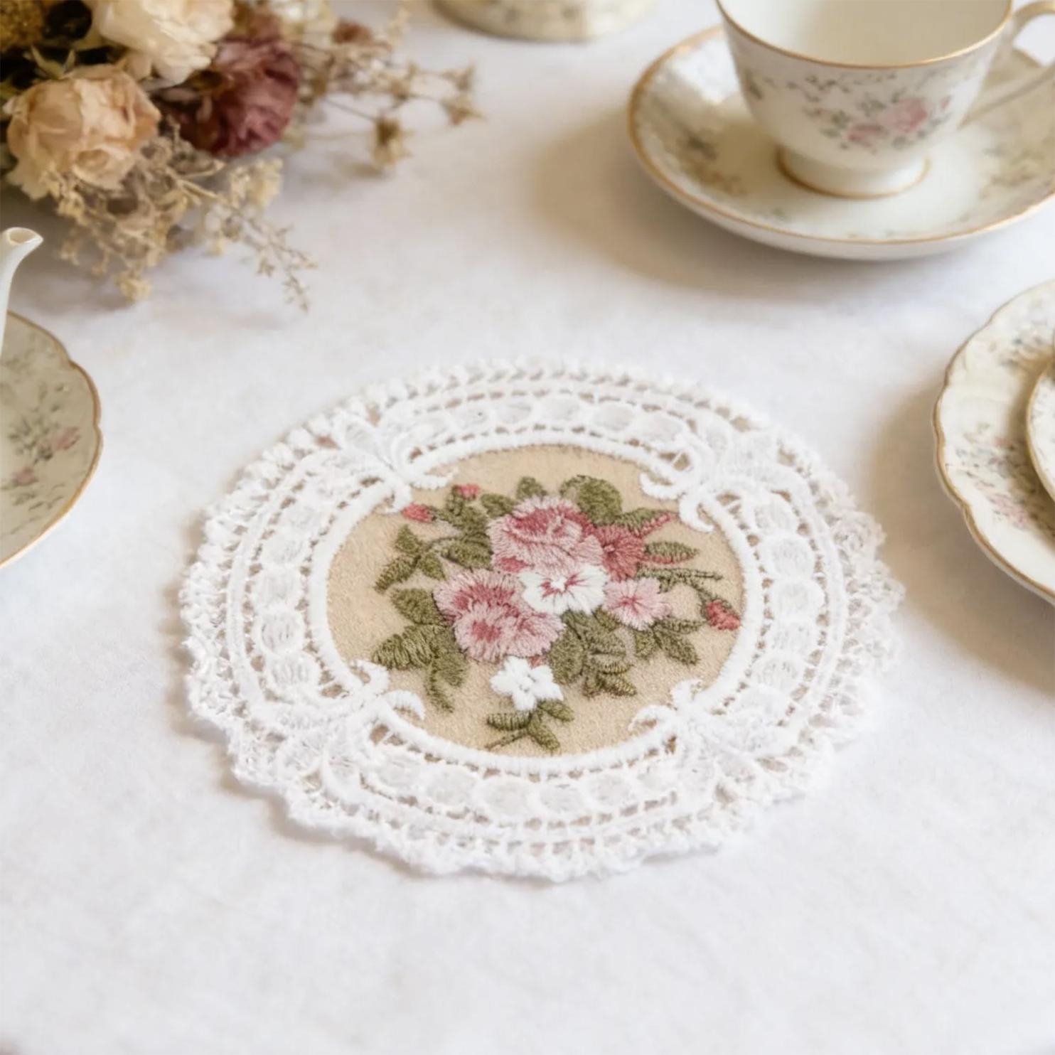 Sets de table en dentelle