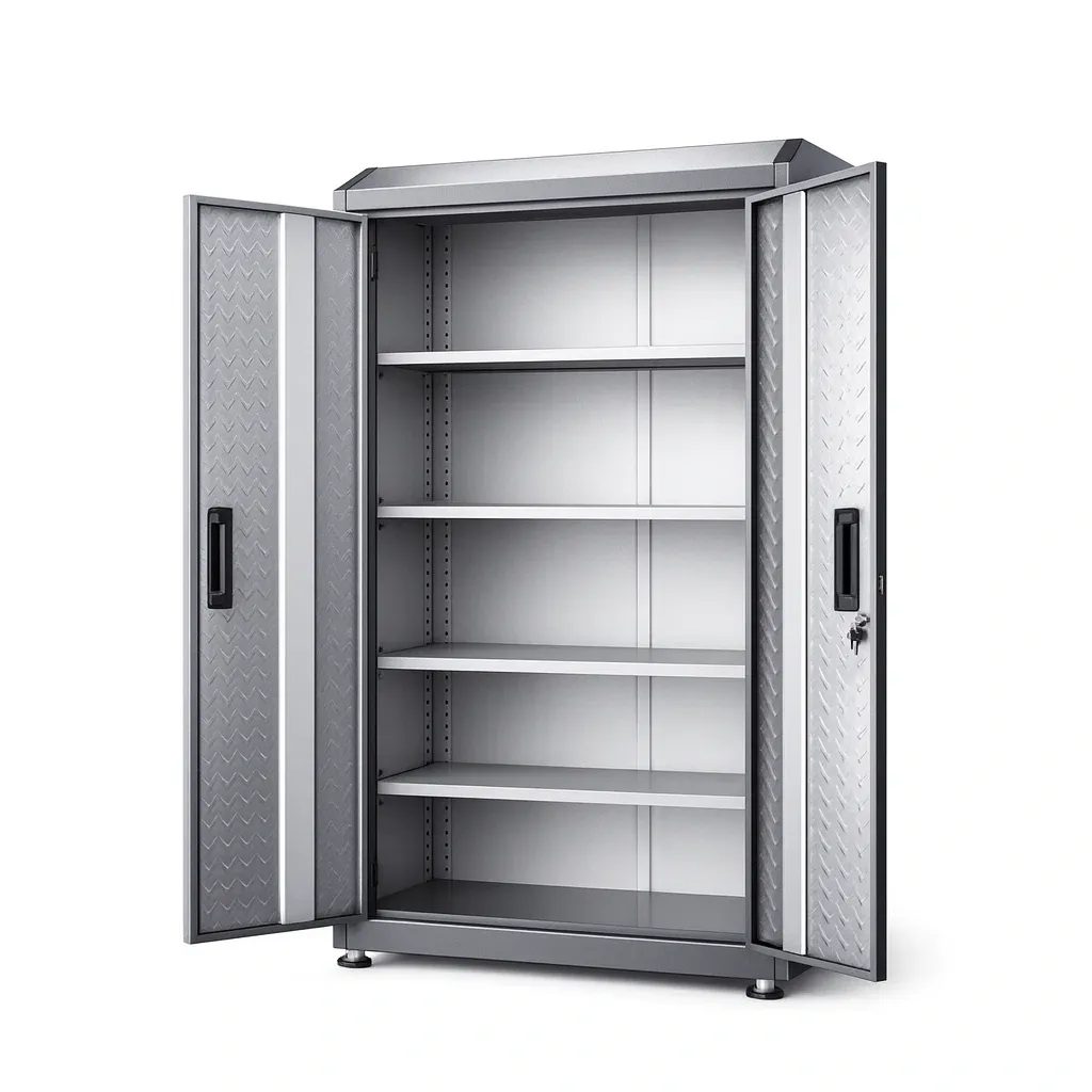 Garage storage cabinet