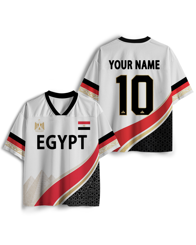 TheRetroTee Vintage Egypt Football Heritage Mesh Jersey