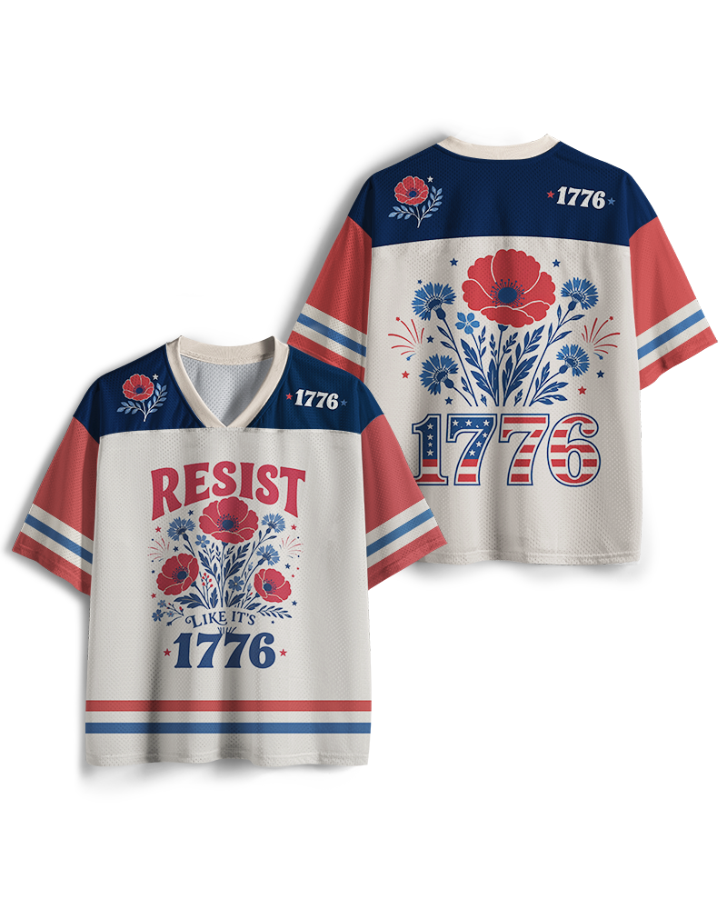 TheRetroTee USA 250th Still Resisting Vintage Mesh Jersey