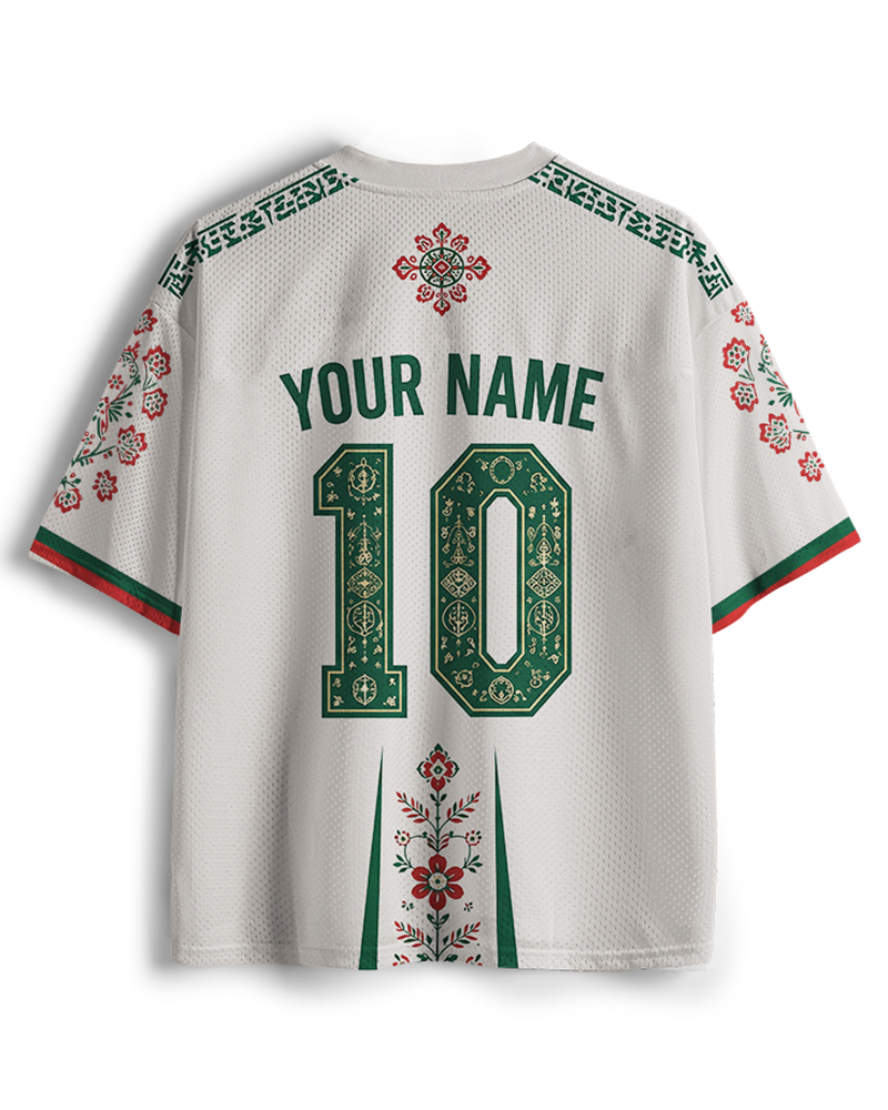 TheRetroTee Custom Mexico Soccer Mesh Jersey