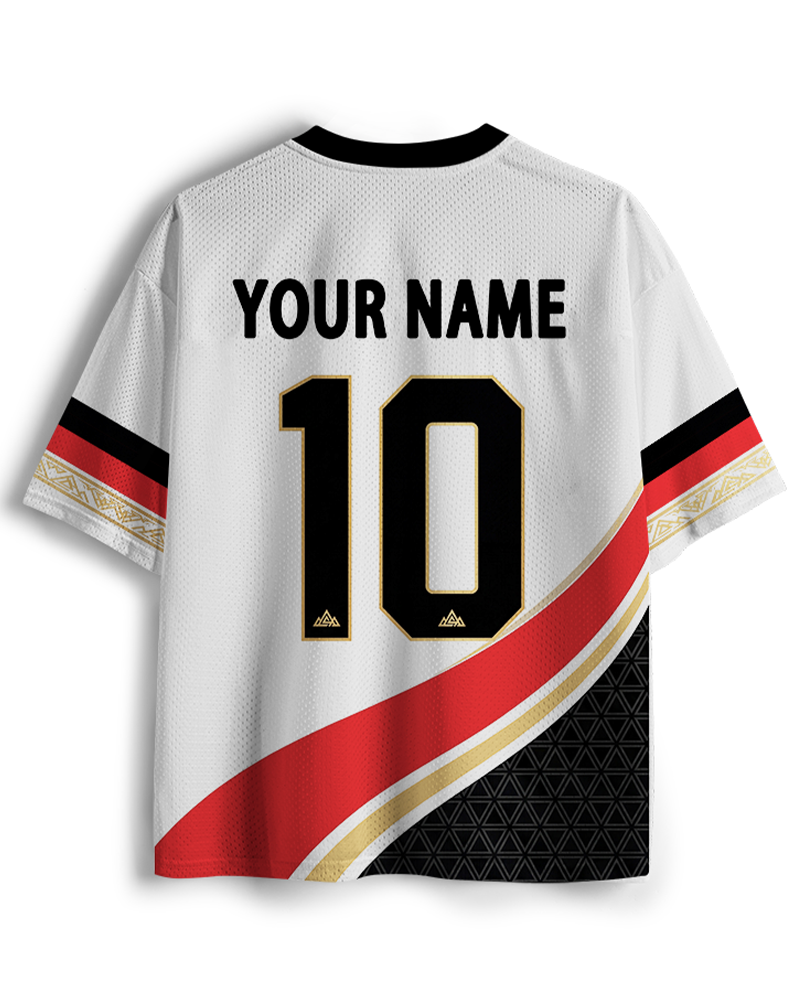 TheRetroTee Vintage Egypt Football Heritage Mesh Jersey