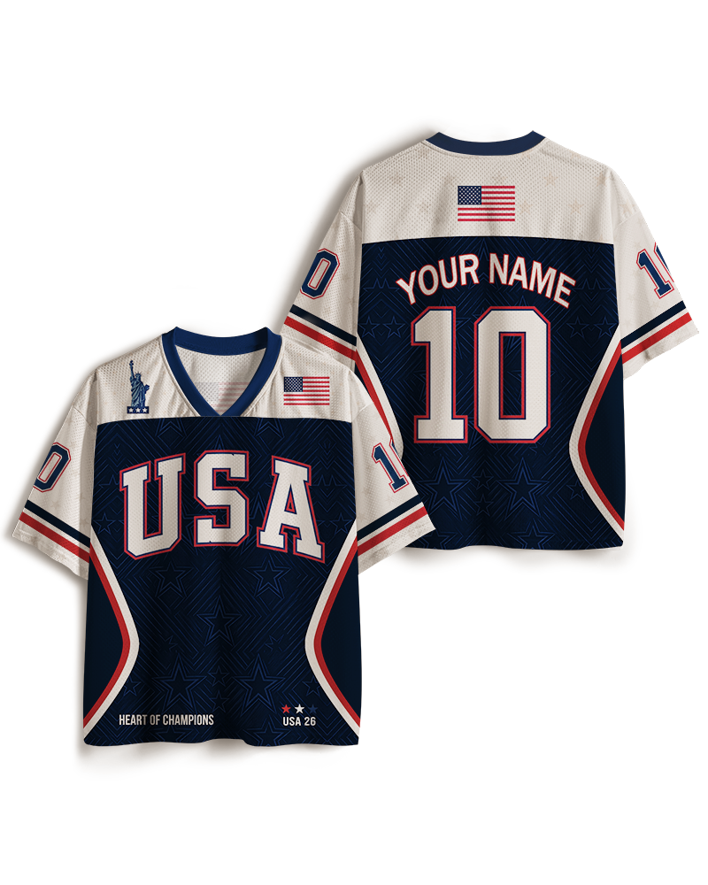 TheRetroTee USA 26 Retro Soccer Mesh Jersey