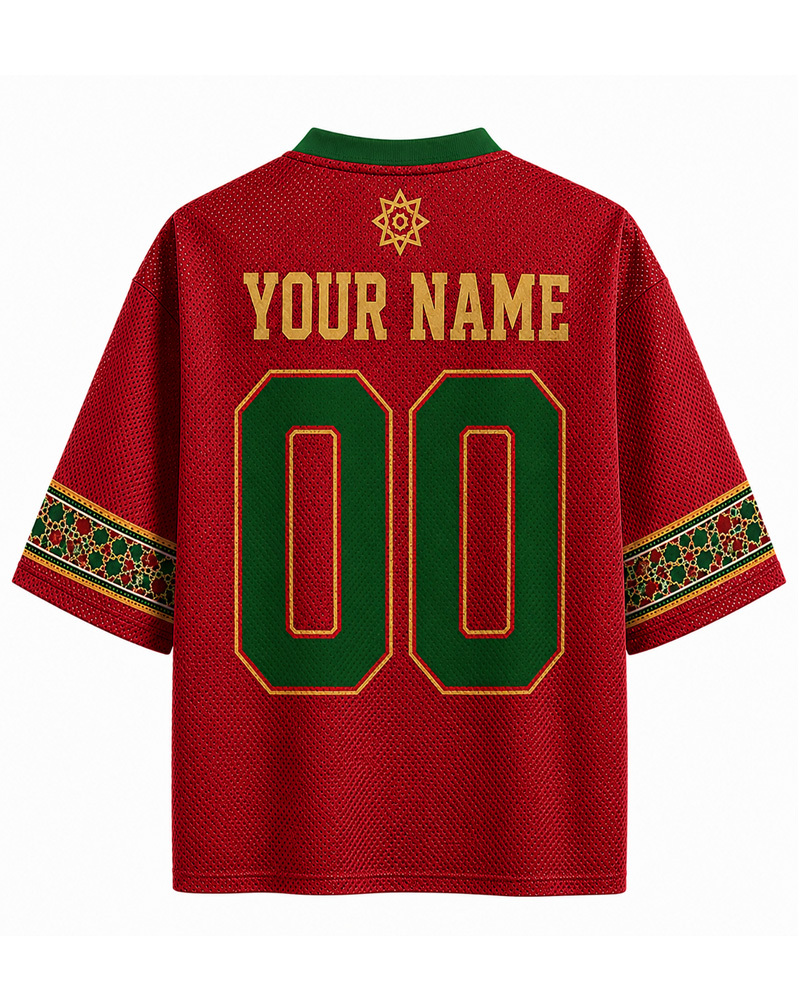 TheRetroTee Custom Morocco Soccer Mesh Jersey