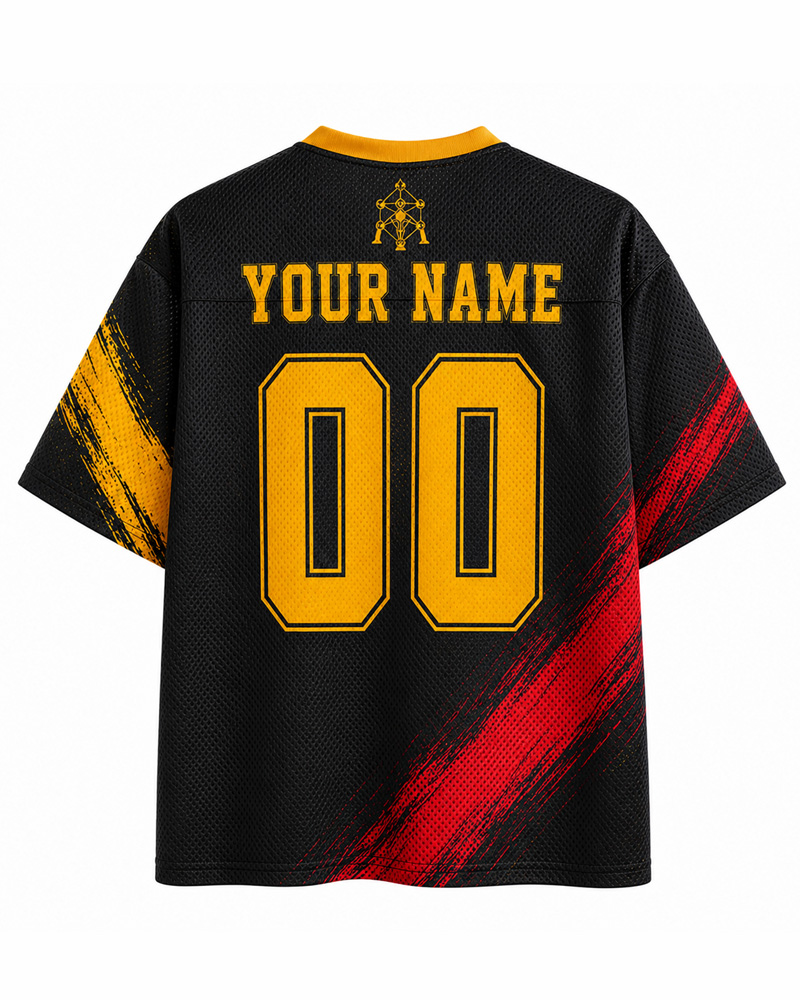 TheRetroTee Personalized Belgium Soccer  Mesh Jersey
