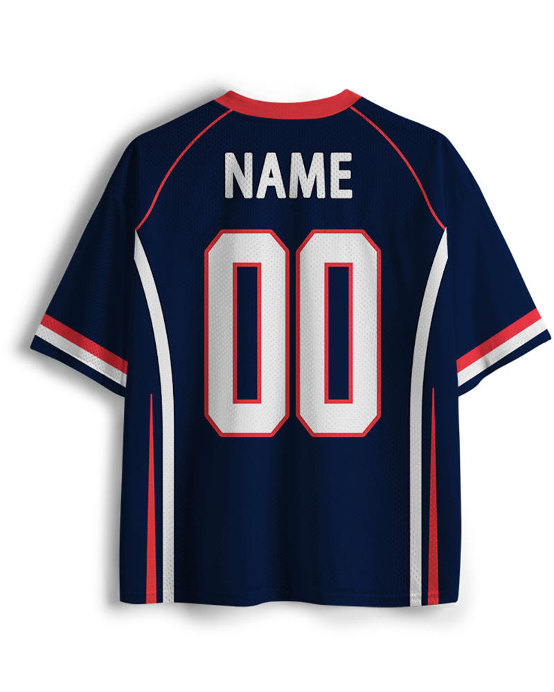 TheRetroTee Vintage France Football Heritage Mesh Jersey