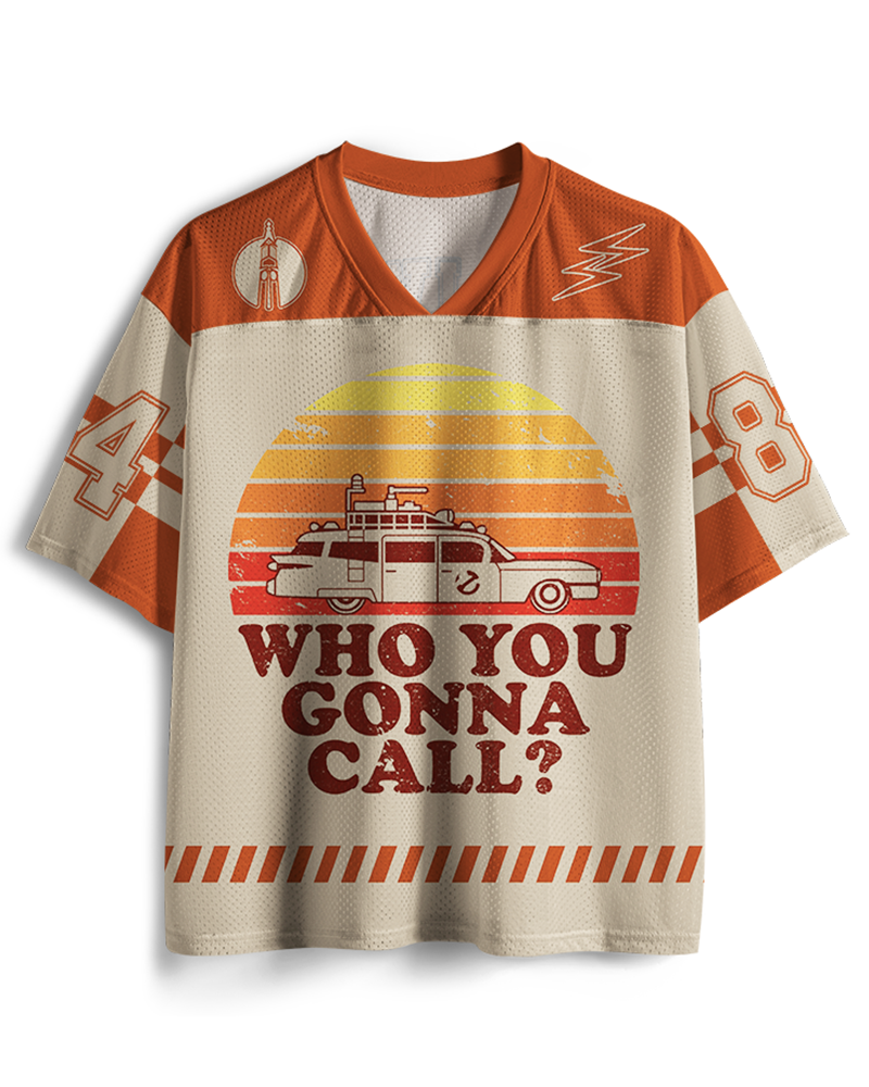 TheRetroTee Sunset 1980s Mesh Jersey