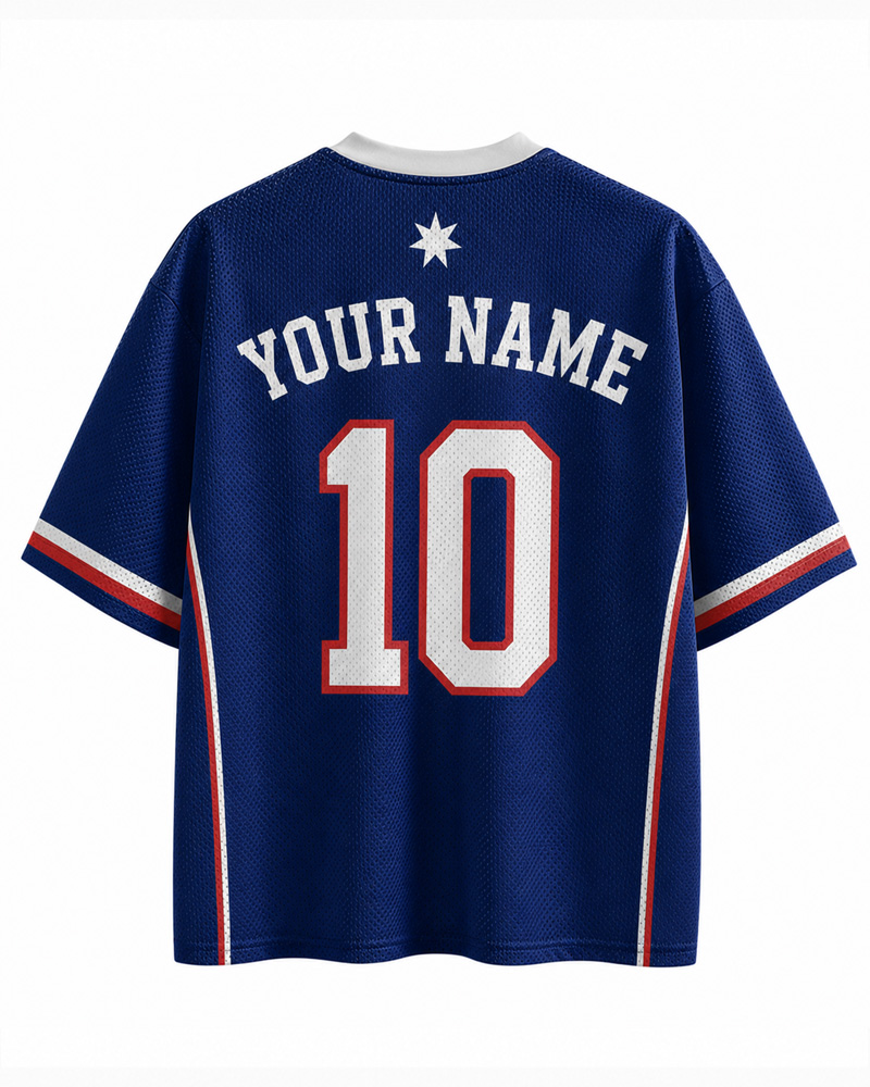 TheRetroTee Personalized Australia Soccer Mesh Jersey