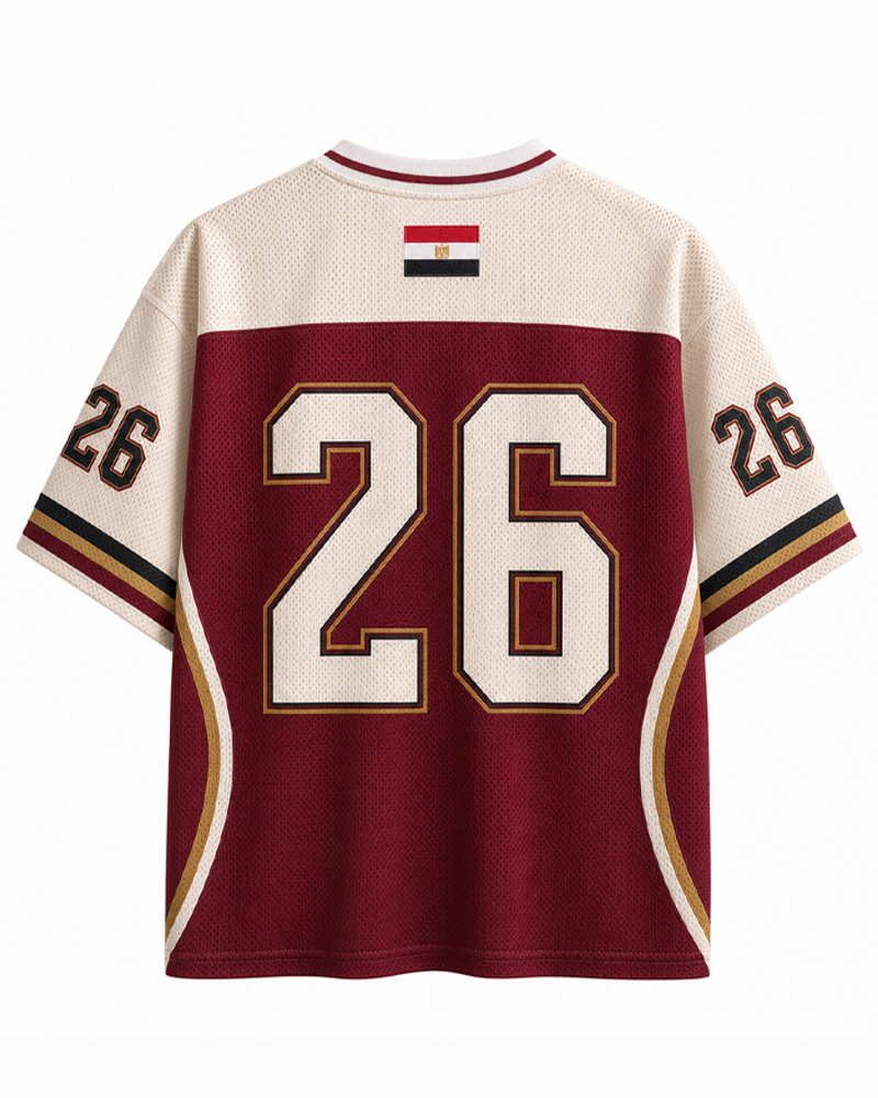 TheRetroTee Custom Egypt Soccer Mesh Jersey