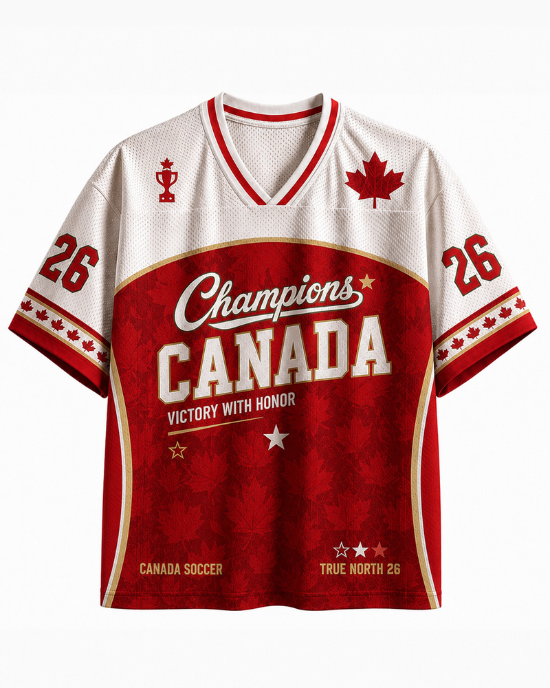 TheRetroTee Canada Champion Custom Name Mesh Jersey