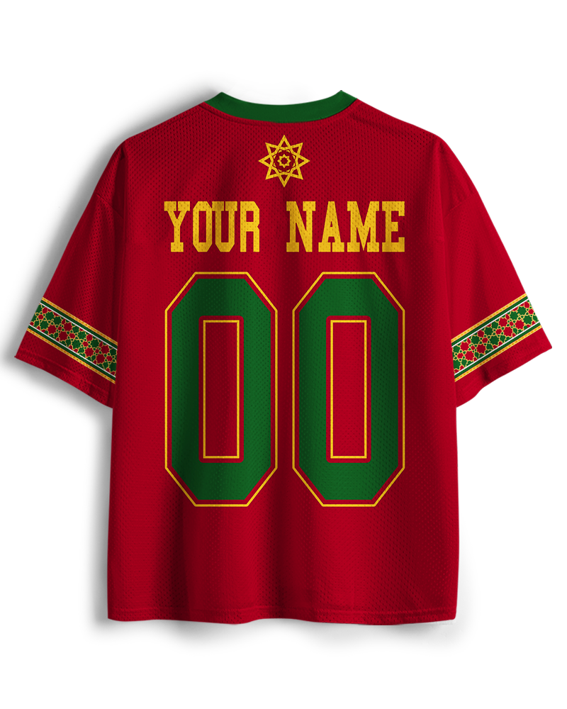 TheRetroTee Custom Morocco Soccer Mesh Jersey