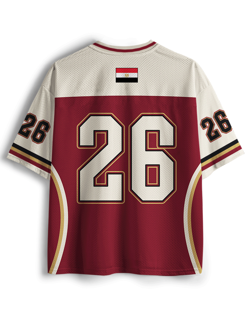 TheRetroTee Custom Egypt Soccer Mesh Jersey