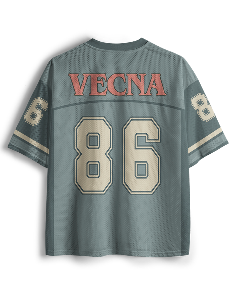 TheRetroTee Not Today Retro Cassette Tape 1980s Mesh Jersey