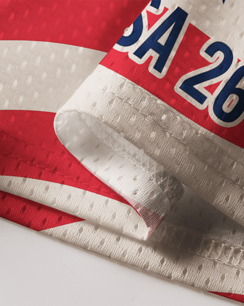 TheRetroTee USA Classic Soccer Mesh Jersey