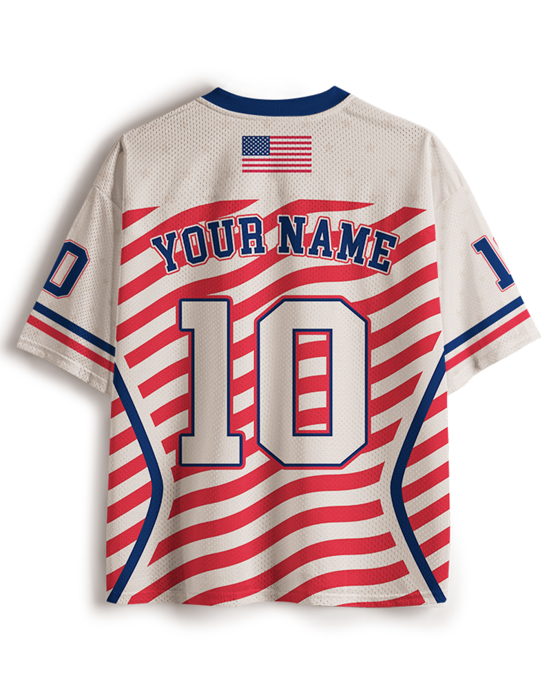TheRetroTee USA 26 Soccer Heritage Mesh Jersey