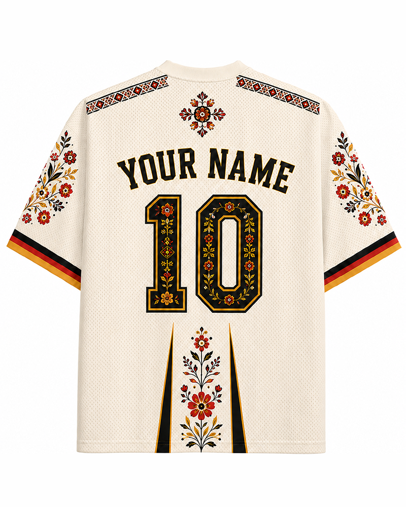 TheRetroTee 1970s German Heritage Soccer Jersey