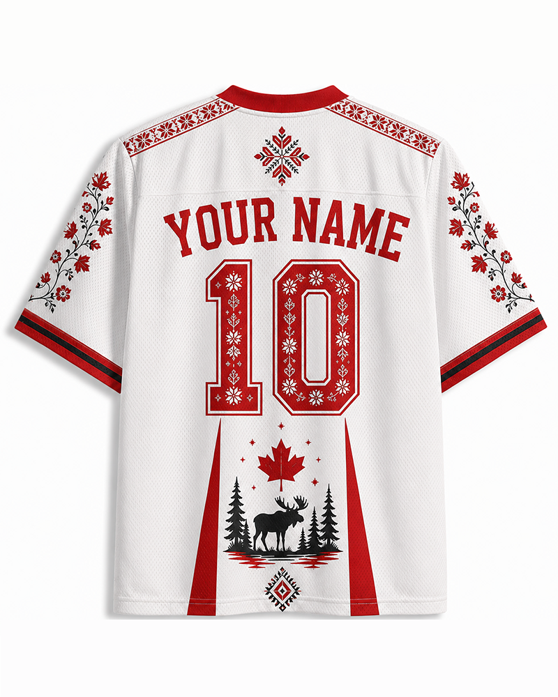 TheRetroTee 1980s Canadian Wilderness Soccer Jersey