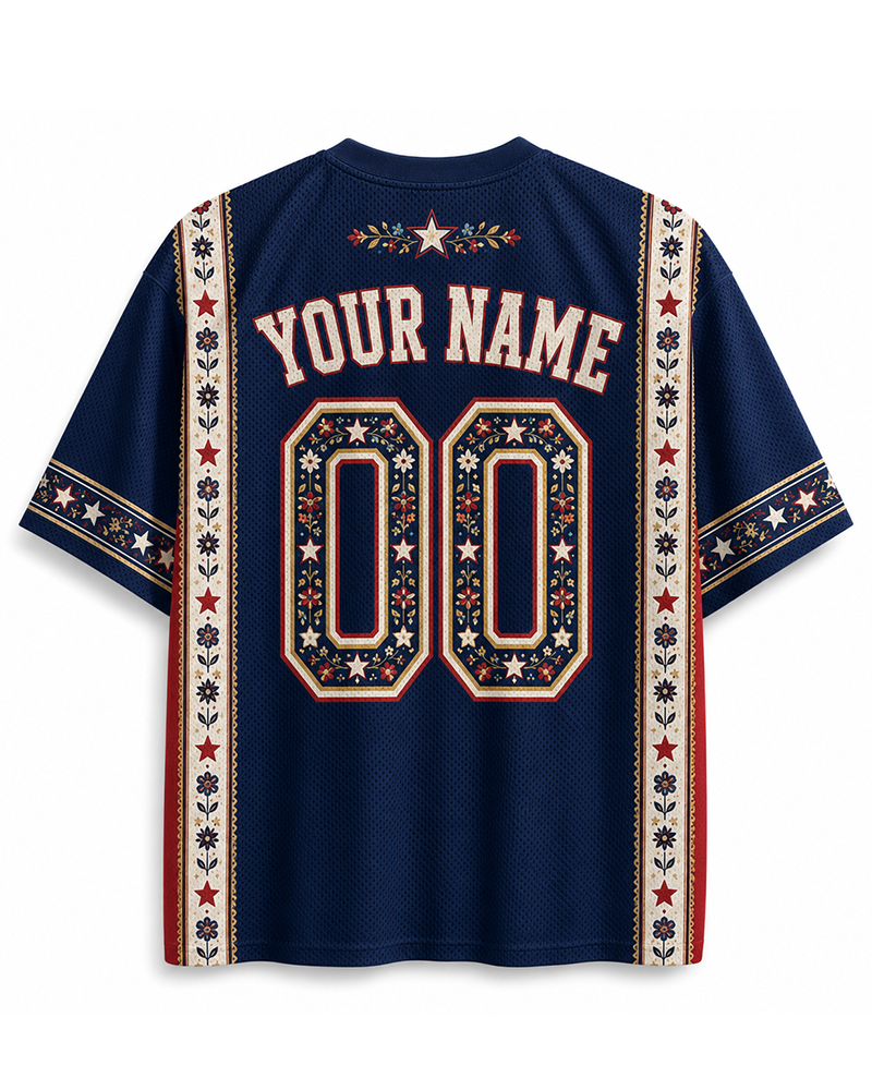 TheRetroTee 1980s American Heritage Soccer Jersey