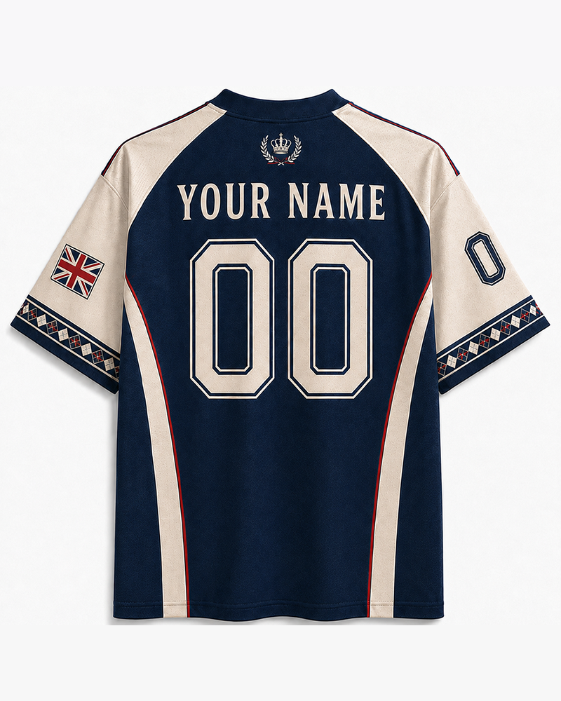 TheRetroTee 1970s British Heritage Soccer Jersey