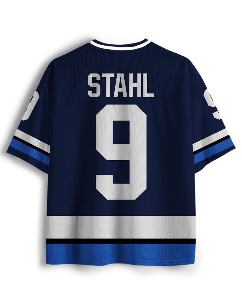 TheRetroTee 1970s Movie-Inspired Island Hockey #9 Mesh Jersey