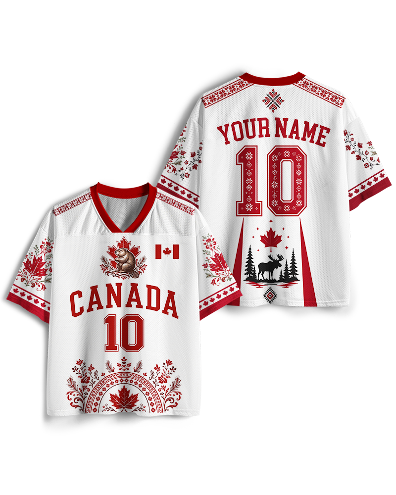 TheRetroTee 1980s Canadian Wilderness Soccer Jersey