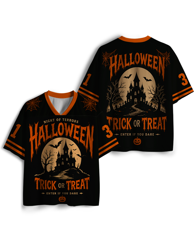 TheRetroTee Night Of Terrors Mesh Jersey