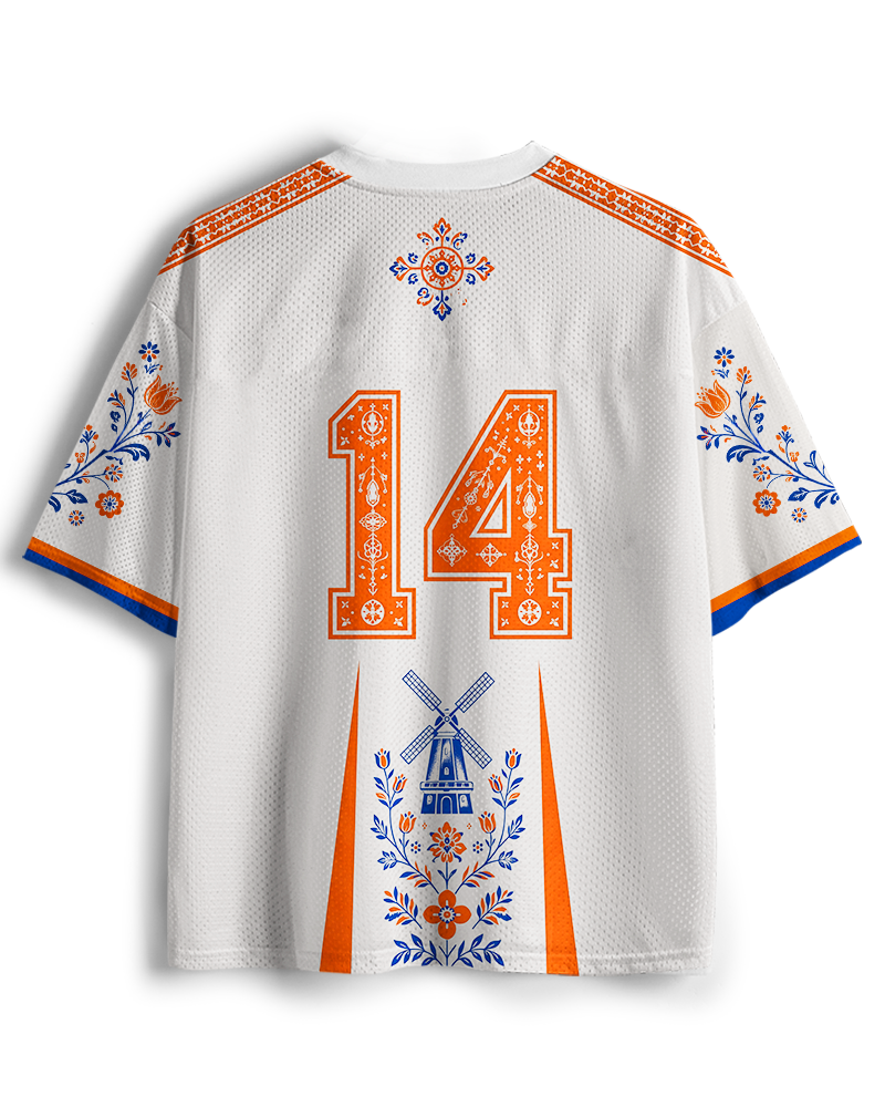 TheRetroTee 1970s Dutch Orange Era Soccer Jersey